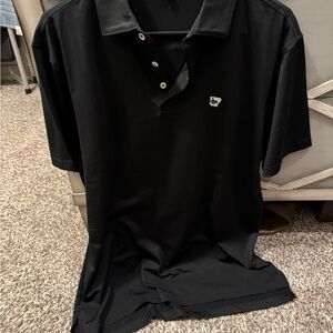 Peter Millar Black Polo Classic Short Sleeve